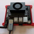 Case cho NVIDIA Jetson Orin Dev Kit (enclosure 2 phần gọn nhẹ) - Thumbnail 4
