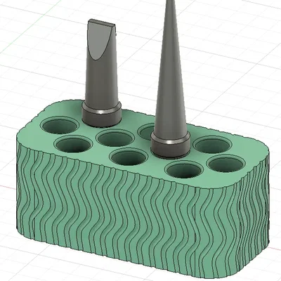 Khay đựng mũi hàn Weller 1010 - Thiết kế 3D ngăn nắp chuyên nghiệp