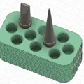 Khay đựng mũi hàn Weller 1010 - Thiết kế 3D ngăn nắp chuyên nghiệp - Thumbnail 2