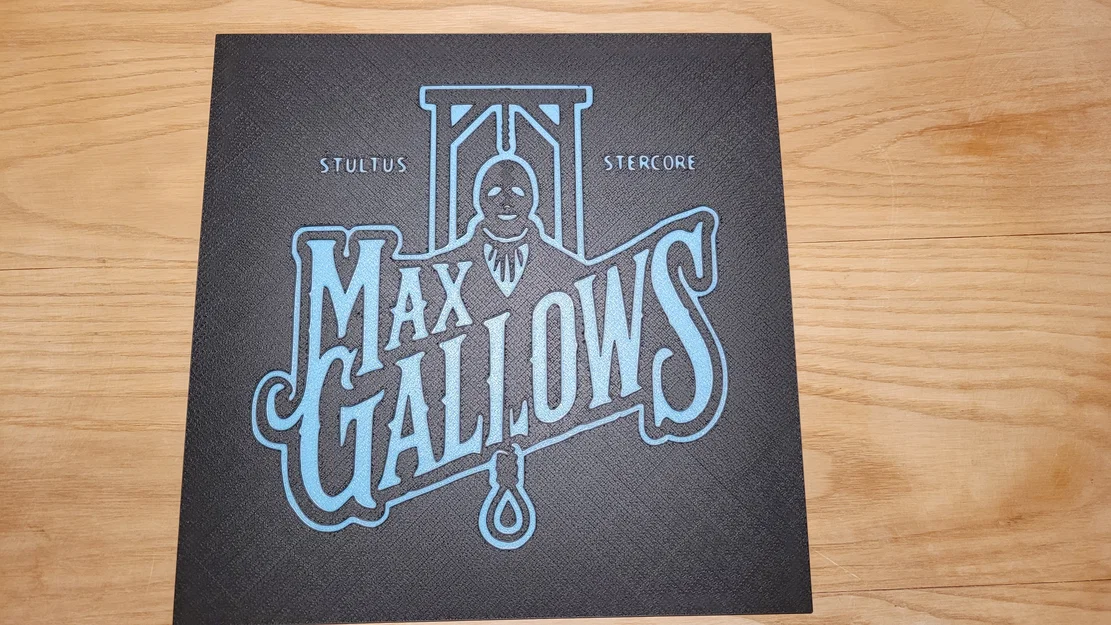 Bảng hiệu 3D Max Gallows độc đáo cho không gian cá tính - Image 2