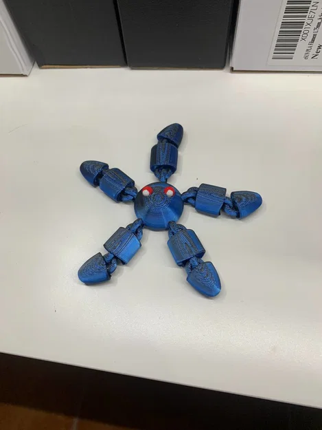 Mô hình bạch tuộc linh hoạt 3D (Flexible Octopus) siêu dễ thương - Image 1