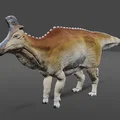 Tượng Lambeosaurus (Lambeosaurus Figurine) - Thumbnail 2