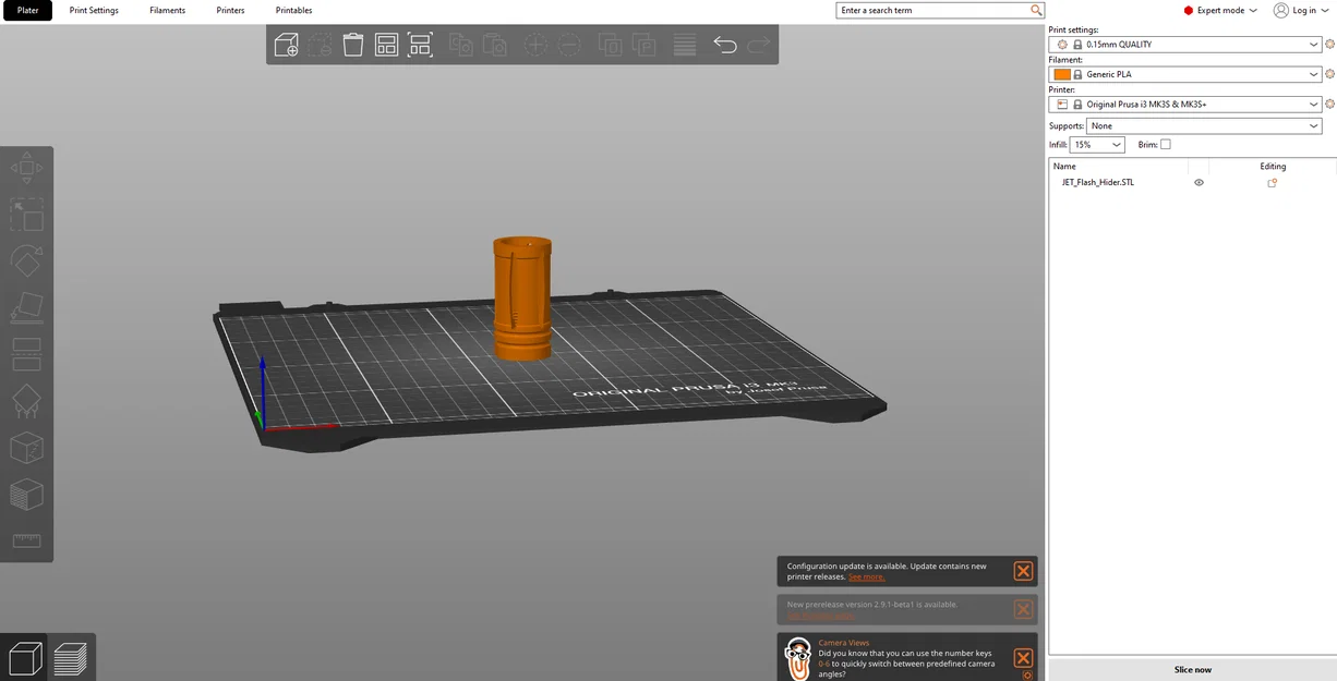 Mô hình loa che lửa G2 Flash Hider cho súng Airsoft in 3D - Image 1