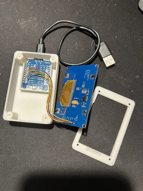 Vỏ hộp (Case) cho màn hình 2.42 inch OLED và ESP32 D1 Mini - Image 4