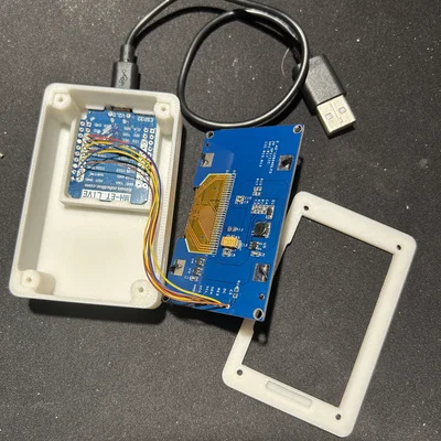 Vỏ hộp (Case) cho màn hình 2.42 inch OLED và ESP32 D1 Mini