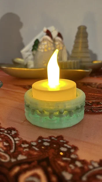 Mẫu đế nến Tea Light đan lát đẹp mắt cho không gian ấm cúng - Image 3