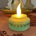 Mẫu đế nến Tea Light đan lát đẹp mắt cho không gian ấm cúng - Thumbnail 3