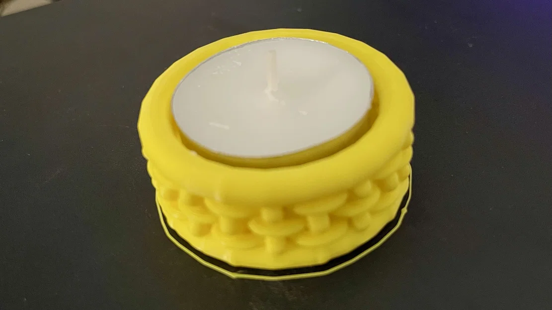 Mẫu đế nến Tea Light đan lát đẹp mắt cho không gian ấm cúng - Image 6