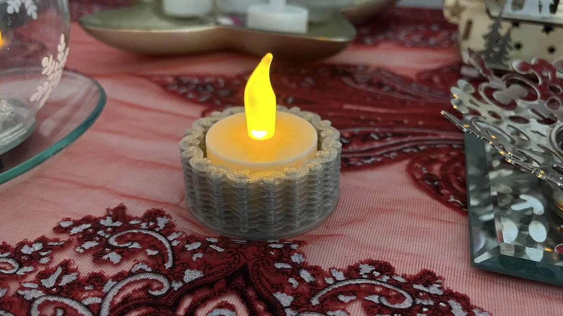 Mẫu đế nến Tea Light đan lát đẹp mắt cho không gian ấm cúng - Image 10
