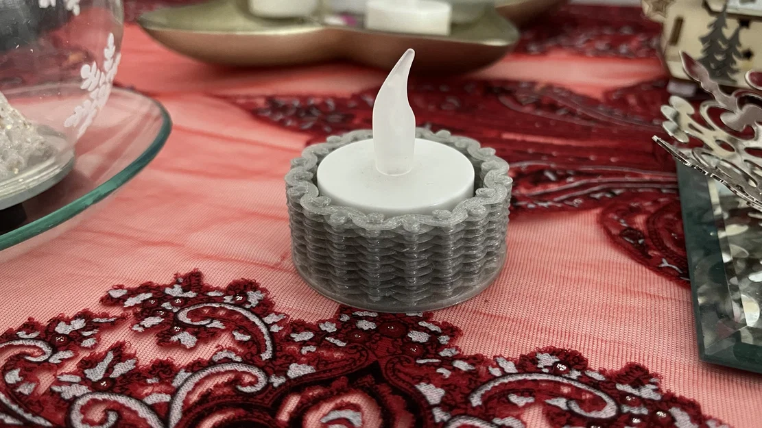 Mẫu đế nến Tea Light đan lát đẹp mắt cho không gian ấm cúng - Image 11
