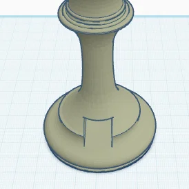 Tháp đổ xúc xắc Chess Dice Tower hình quân Hậu in 3D độc đáo