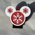 Đồ trang trí Snowflake Mickey - Phụ kiện 3D đẹp mắt mùa lễ hội - Thumbnail 1