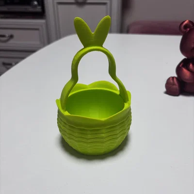 Mẫu in 3D giỏ đựng trứng hình thỏ xinh xắn cho lễ Phục sinh