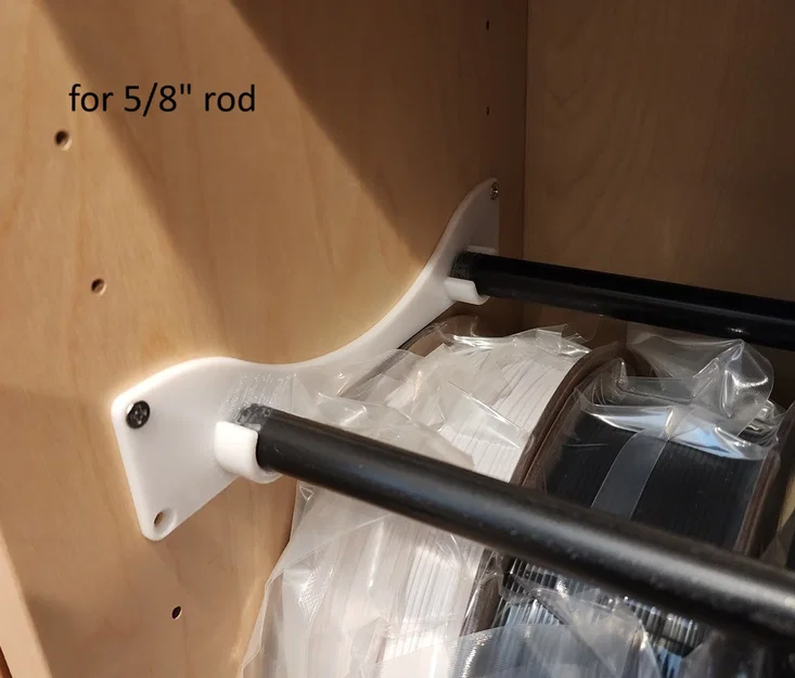 Giá đỡ kệ cuộn filament cho tủ sách Ikea Billy - Image 1