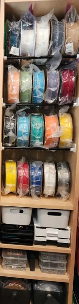 Giá đỡ kệ cuộn filament cho tủ sách Ikea Billy - Image 3