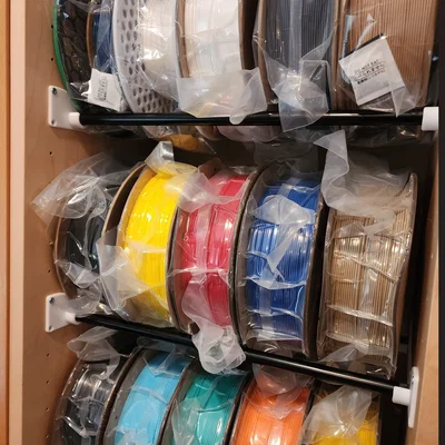 Giá đỡ kệ cuộn filament cho tủ sách Ikea Billy