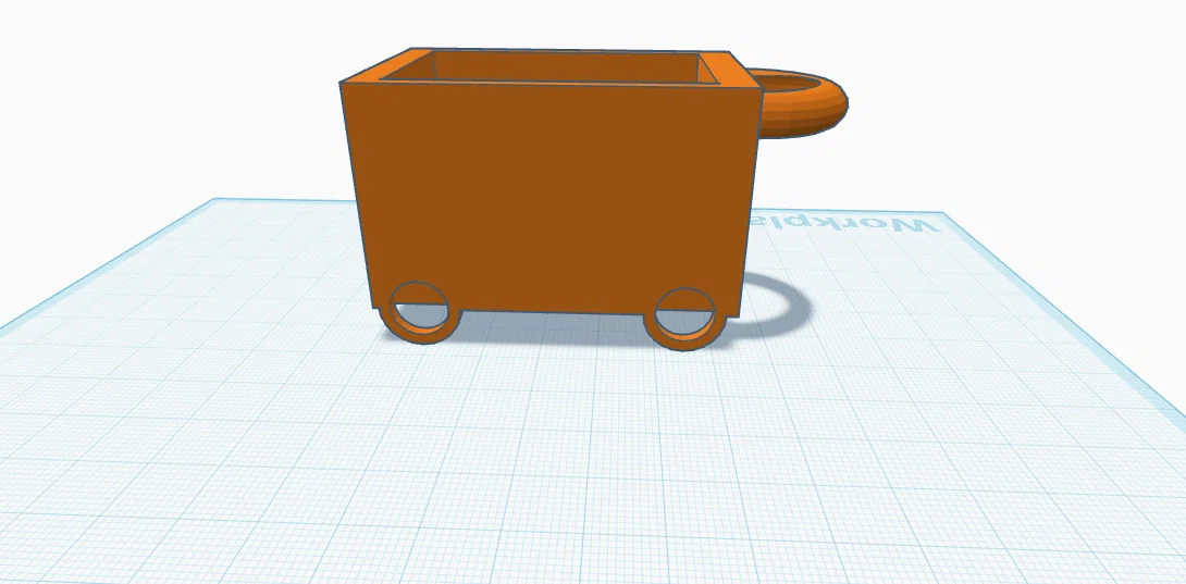 Mô hình xe đẩy (Cart) nhỏ gọn - Đồ chơi trang trí in 3D - Image 1