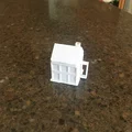 Ly Mug Hình Ngôi Nhà Có Ống Khói Tạo Hiệu Ứng Khói - Thumbnail 1