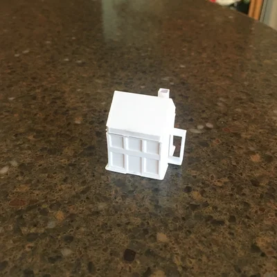 Ly Mug Hình Ngôi Nhà Có Ống Khói Tạo Hiệu Ứng Khói