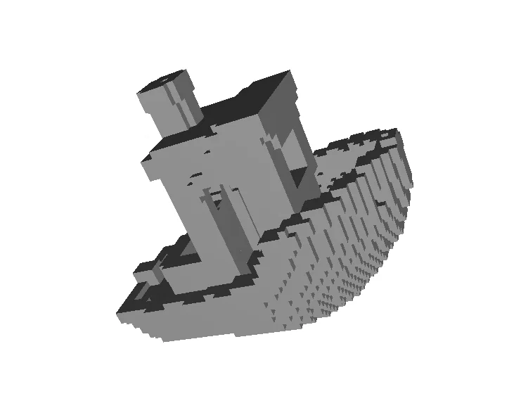 Minecraft / Voxelized 3d Benchy - Image 1