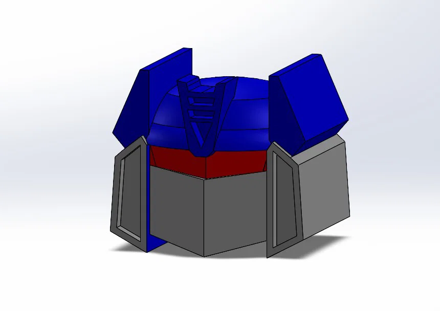 Mũ Cosplay G1 Soundwave Helmet - Image 2