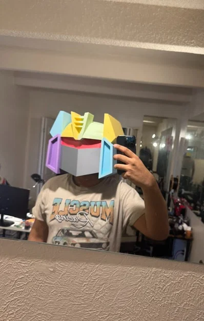 Mũ Cosplay G1 Soundwave Helmet - Image 6