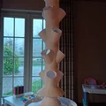 Tháp trồng Hydroponic/Aeroponic kèm vòng chặn ốc sên (Snail Collar) - Thumbnail 2