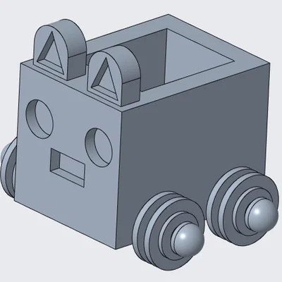 Mô hình xe đồ chơi Animal Cart dễ thương cho bé in 3D