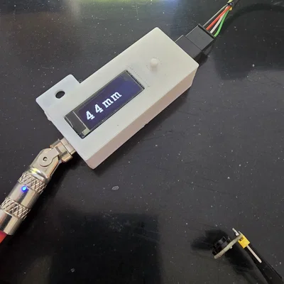 Hộp gắn RP2040, OLED và i2c mount