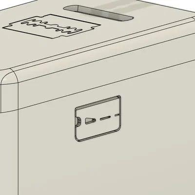 Hộp đựng và xử lý lưỡi dao cạo râu an toàn (Safety Razor Dispenser)