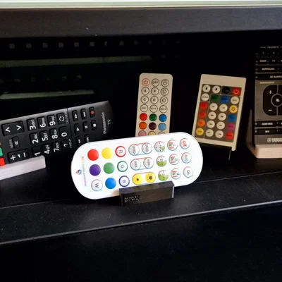 Đế để remote 3D - Giải pháp sắp xếp điều khiển gọn gàng tại nhà