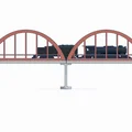 Cầu Vòm Đường Sắt Tỉ Lệ H0 (Railway Bow Bridge H0 Scale) - Thumbnail 3