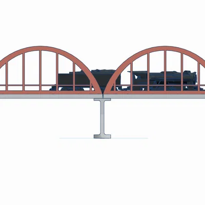 Cầu Vòm Đường Sắt Tỉ Lệ H0 (Railway Bow Bridge H0 Scale)