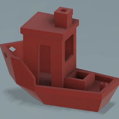 Benchy Very Low Poly