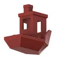 Benchy Very Low Poly - Thumbnail 3