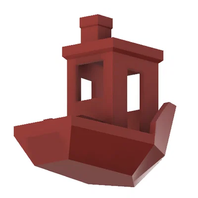 Benchy Very Low Poly
