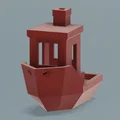 Benchy Very Low Poly - Thumbnail 4