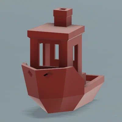 Benchy Very Low Poly