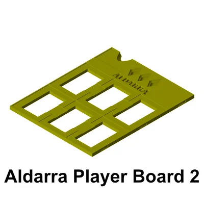 Bảng Người Chơi Aldarra (Chỉ cho khay in 250mm x 250mm)
