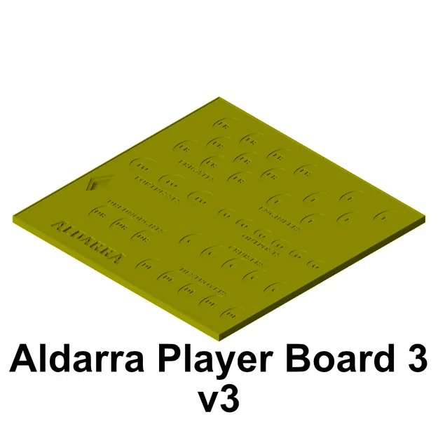 Bảng Người Chơi Aldarra (Chỉ cho khay in 250mm x 250mm) - Image 4