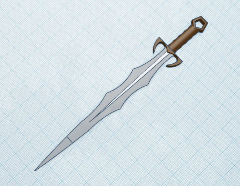 Mô hình Fancy Sword 3D - Đạo cụ Cosplay kiếm giả tưởng cực đẹp - Image 1