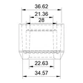 Đầu chuyển đổi hút bụi cho máy chà nhám Makita BO5041 - Thumbnail 3