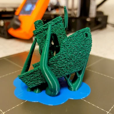 “Shipwrecked” Organic 3D Benchy Art