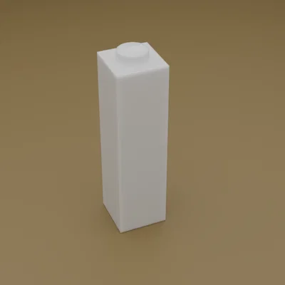 Mô hình gạch LEGO 1x1x3 in 3D - Tùy chỉnh sáng tạo dễ dàng
