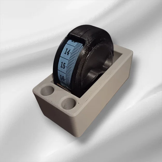 Organizer Gridfinity cho thước dây mềm & 2 bút (Soft Tape Measure & 2 Pen) - Image 1