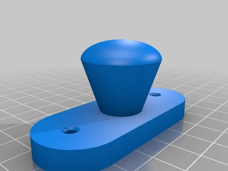 Tay nắm cửa (Türknopf) đơn giản: Hướng dẫn in 3D và lắp đặt - Image 1