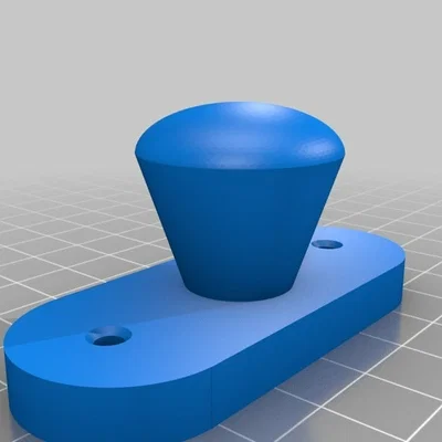 Tay nắm cửa (Türknopf) đơn giản: Hướng dẫn in 3D và lắp đặt