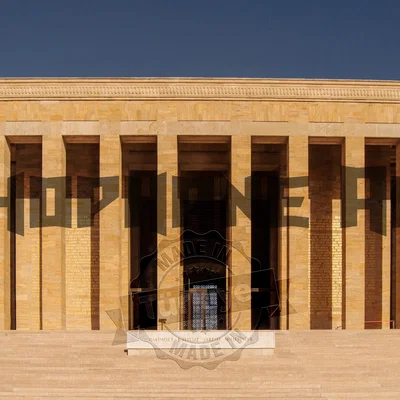 Mô hình in 3D Lithophane Anıtkabir - Công trình biểu tượng Thổ Nhĩ Kỳ
