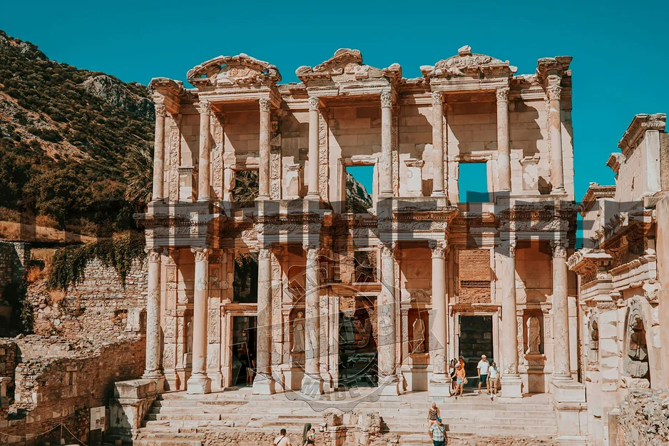 Mô hình Lithophane thành phố cổ Efes (Ephesus) nghệ thuật - Image 1