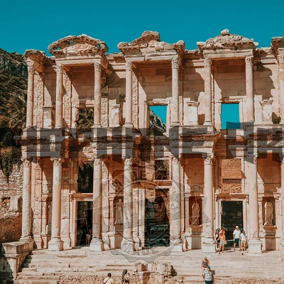 Mô hình Lithophane thành phố cổ Efes (Ephesus) nghệ thuật